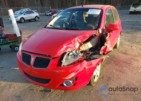 2009 Pontiac G3 z USA, uszkodzony, nr VIN KL2TD66EX9B646089